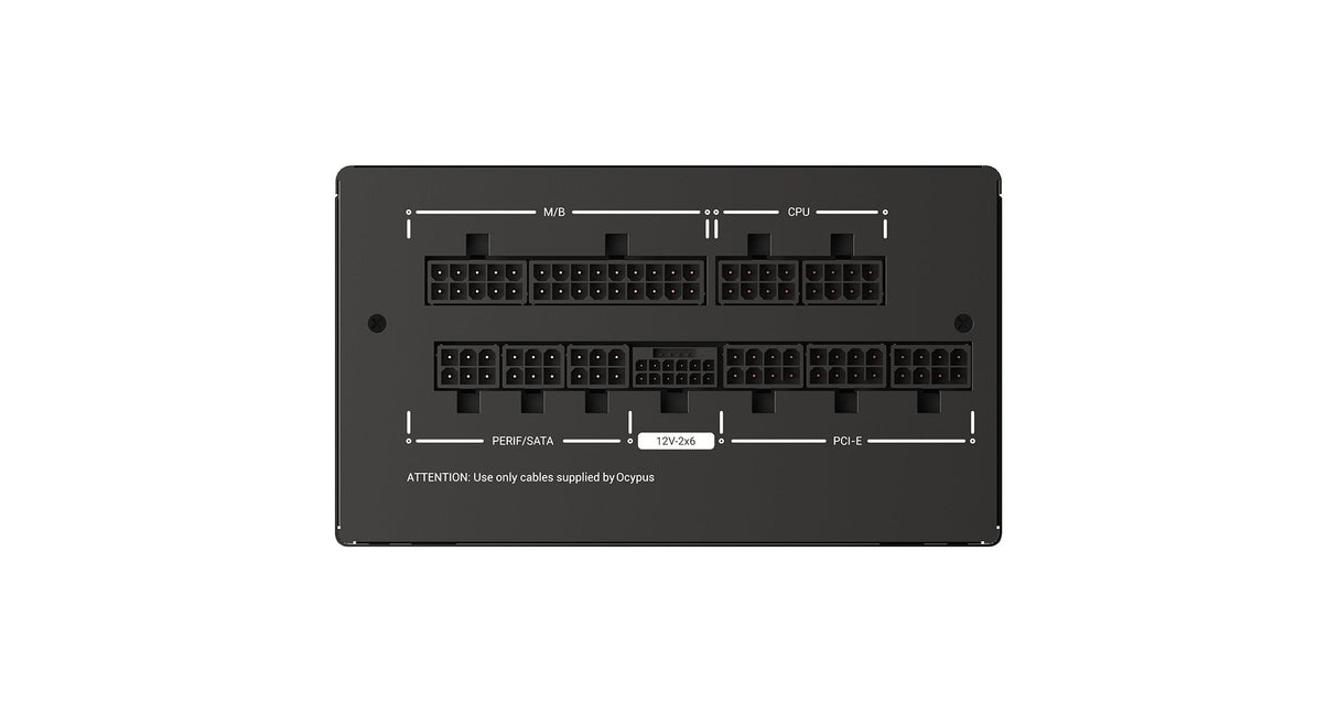 Ocypus Iota P850 Negro (Negro, 1x 12-Pin High Power Gpu, 3x Pcie, Gestión De Cables, 850 Watt) Iota-P850-G1ffbk024x-Eu