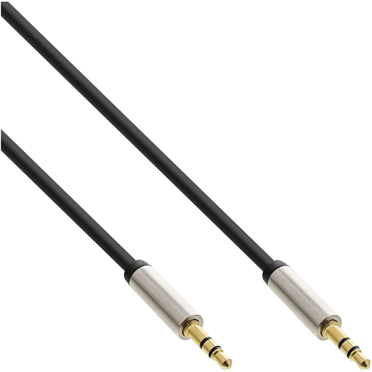 Cable De Audio Inline Slim 3.5mm Macho A Macho Estéreo 2m