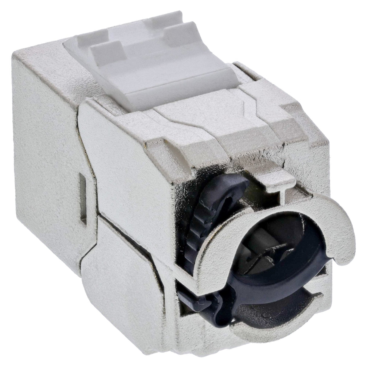 Inline® Keystone Rj45 Jack Slim, Snap-In, Cat.6a, Integrated Cable Tie