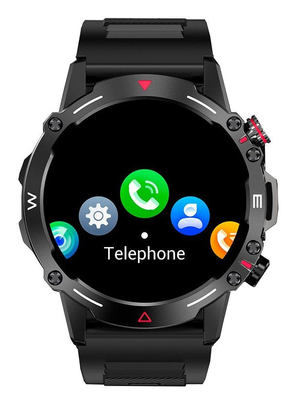 Cool Smartwatch Pantalla Amoled Adventure Silicona Negro