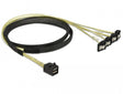 EAN 4043619856855 - DeLOCK 85685 cable SCSI Negro, Amarillo 1 m 1 x Mini SAS HD SFF-8643 4 x SATA 7 pin imagen 1
