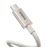 Titanium Alloy Fast Charging Cable Type-C To Type-C 100w 1m Galaxy Titanium Gold