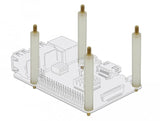 Delock Abstandshalter M2.5 X M3, Sechskant, Aussen / Aussen, 42 Mm Natur 4 Piezas