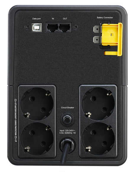 EAN 0731304410867 - APC BX1200MI-GR sistema de alimentación ininterrumpida (UPS) Línea interactiva 1,2 kVA 650 W 4 salidas AC imagen 2