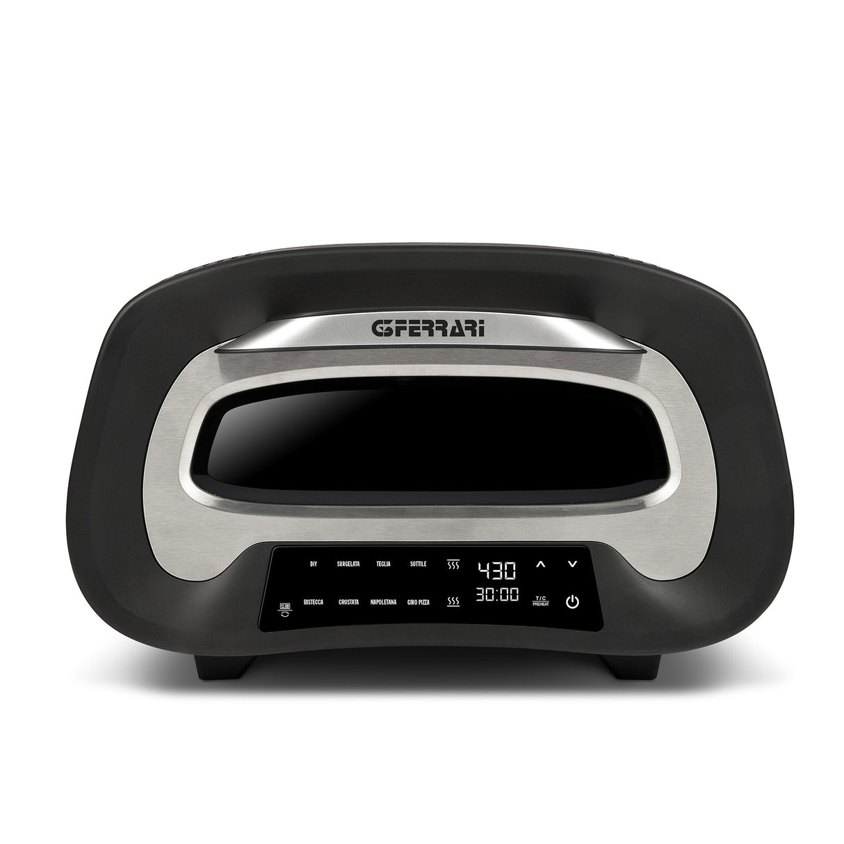 EAN 8055176402624 - G3 Ferrari Pronto Pizza 2 minuti fabricante de pizza y hornos 1 Pizza(s) 1700 W Negro, Plata imagen 1