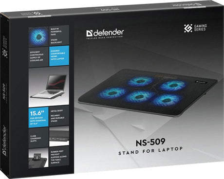 EAN 4714033295093 - Defender NS-509 almohadilla fría 39,6 cm (15.6") 1100 RPM Negro imagen 3