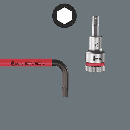 Wera 950/9 Juego De Llaves De 3 Ángulos Imperial Multicolor Hex-Plus