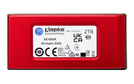 EAN 0740617341782 - Kingston Technology XS1000 Red USB Tipo C 3.2 Gen 2 (3.1 Gen 2) imagen 2