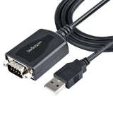 Startech Cable De 91cm Usb A Serie Con Retención De Puerto Com, Conversor Db9 Rs232 Macho A Usb, Adaptador Usb A Serie Para Plc/Impresora/Escáner, Chipset Prolific, Win/Mac