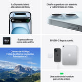 EAN 0195949037078 - Apple iPhone 15 15,5 cm (6.1") SIM doble iOS 17 5G USB Tipo C 256 GB Rosa imagen 7