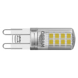 Bombilla De Cápsula Led Osram Transparente - 2.6w Equivalente A 30w G9 - Blanco Cálido