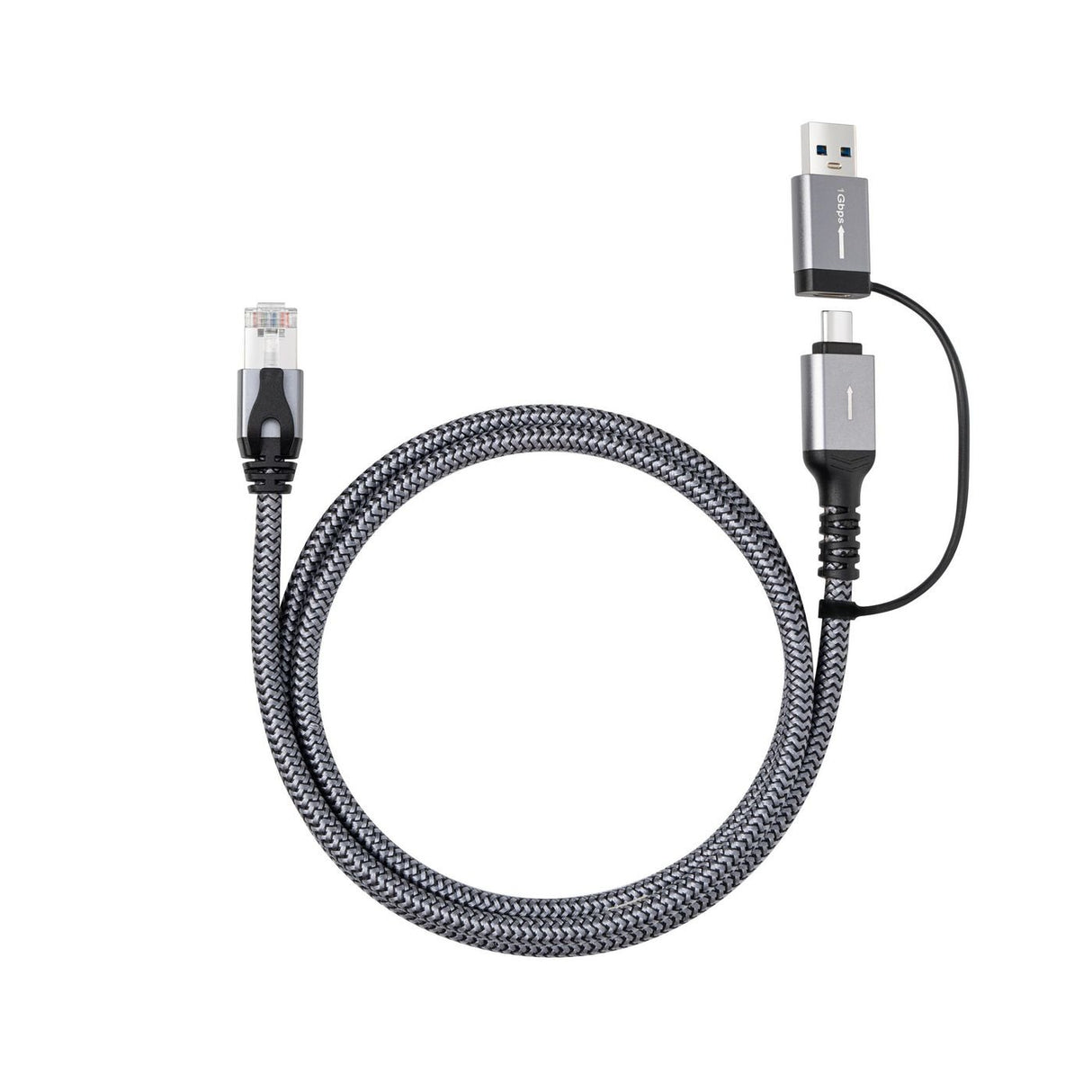 EAN 5715063466858 - Microconnect MC-RJ45USBC-02 cambiador de género para cable USB-A / USB-C RJ45 Negro imagen 3