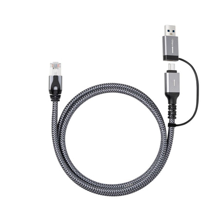 EAN 5715063466858 - Microconnect MC-RJ45USBC-02 cambiador de género para cable USB-A / USB-C RJ45 Negro imagen 3