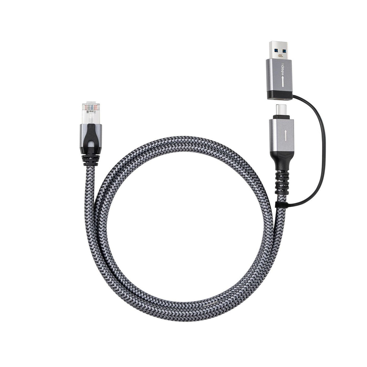 Cat6 Ftp To Usb A-C Adapter  Cable, 1 Meter