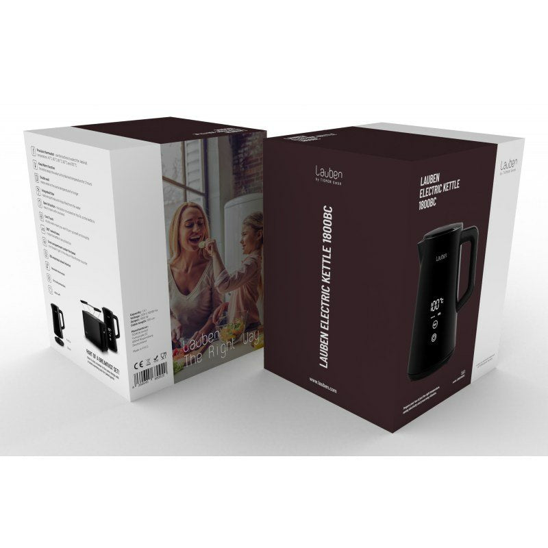 Tetera  Lauben Lbnek1800bc Eléctrica 1,5 L 1800 W Negro