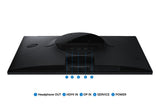 Monitor Gaming Samsung Odyssey G3 S24hg302eu 24' Full Hd 1ms 200hz Va Regulable En Altura Negro