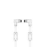 Hama Essential Cable Coaxial De Antena Macho/Hembra - Longitud 1.5m - Triple Blindaje - Apantallamiento 90db -