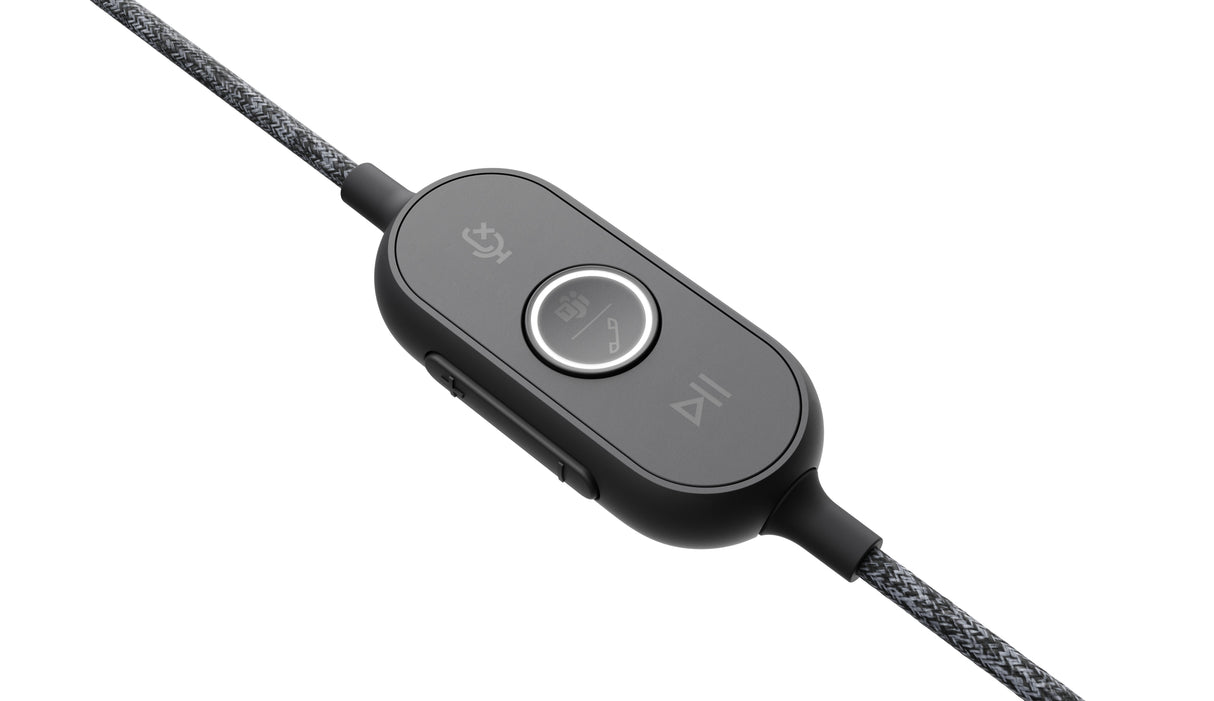 Auriculares Logitech Zone Wired Ms Teams Con Micrófono Usb Negros