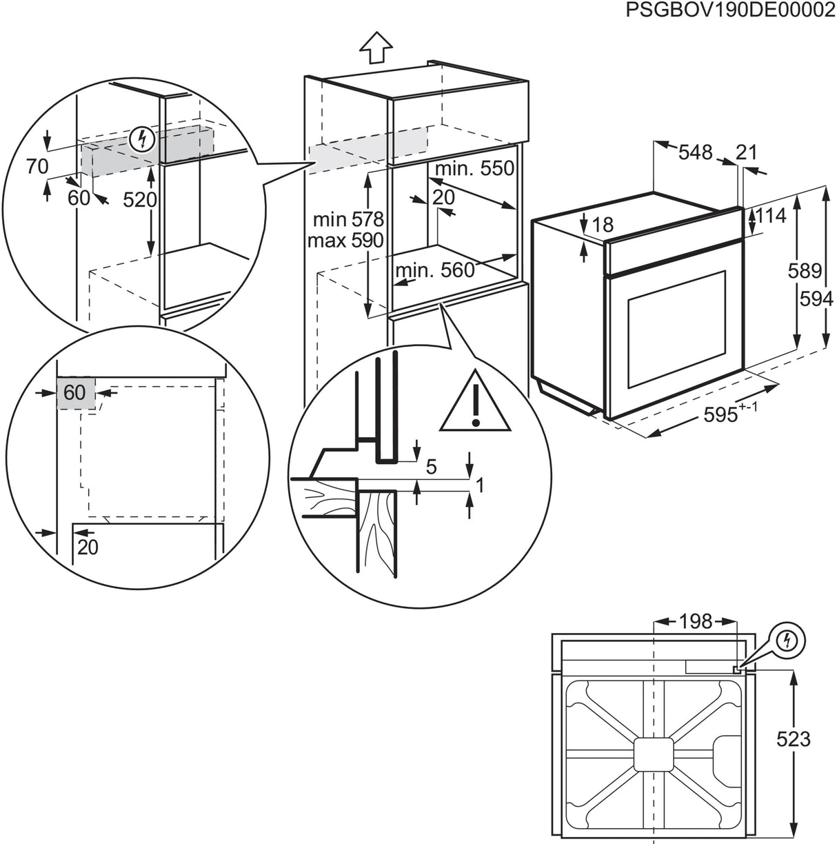 EAN 7333394056043 - AEG Series 5000 OU5AB20SM 72 L 2790 W Acero inoxidable imagen 9