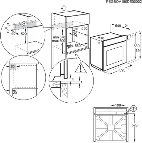 EAN 7333394056043 - AEG Series 5000 OU5AB20SM 72 L 2790 W Acero inoxidable imagen 9