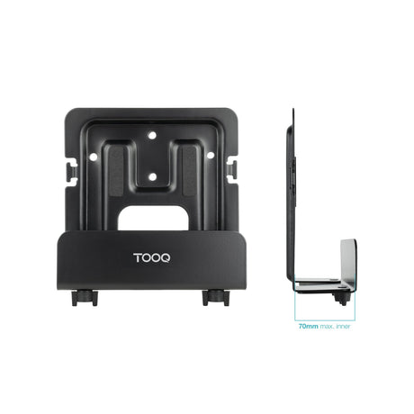 EAN 8433281012318 - TooQ TQMPM4776 soporte de CPU Soporte de CPU para instalación en pared Negro imagen 2