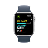 EAN 195949007576 - Apple Watch SE OLED 44 mm Digital 368 x 448 Pixeles Pantalla táctil 4G Plata Wifi GPS (satélite) imagen 4