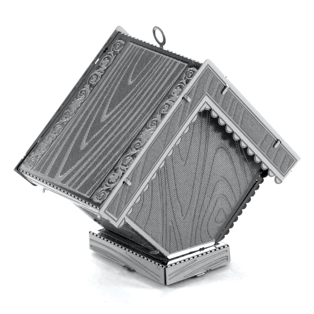 Maqueta 3d Metal Fascinations Bird House Montaje Sin Pegamento Ni Soldadura Maquetas 3d