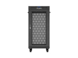 Lanberg Rack Cabinet 19" Free-Standing 24u 600x600 Flat Pack With Mesh Door Lcd Negro V2