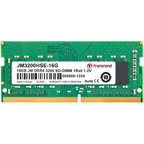 EAN 0760557848578 - Transcend JetRam JM3200HSE-16G módulo de memoria 16 GB 1 x 16 GB DDR4 260-pin SO-DIMM imagen 1
