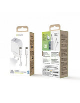 Cargador De Pared Muvit For Change Mcpak0044 1xusb Tipo-C + Cable Usb Tipo-C 20w