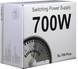 Fuente De Alimentación Inter-Tech Sl-700 Plus 700 W 20+4 Pin Atx Atx Plata