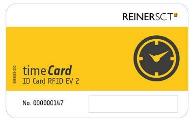 Reiner Sct Timecard Tarjetas Con Chip Rfid 50 Des Ev2