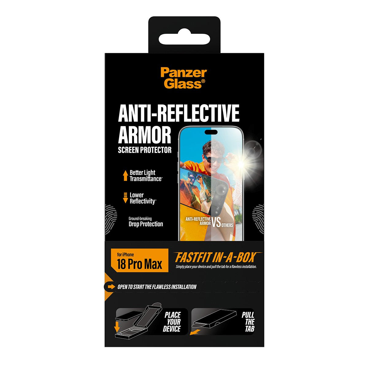 Panzerglass Anti-Reflective Armor Screen Protector Iphone 18 Pro Max