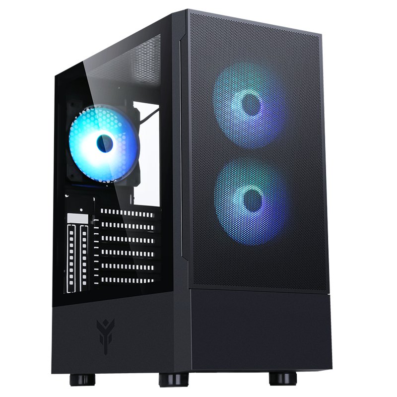 Caja Pc Itek Siisbe 3.0 Midi Tower Negro