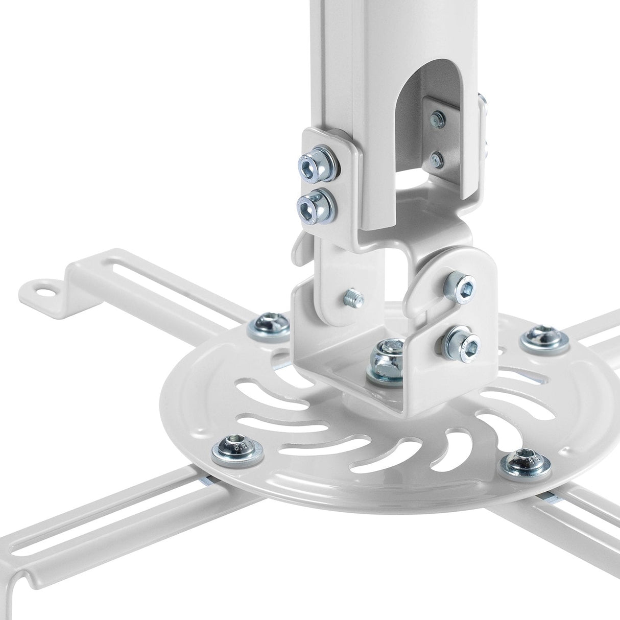 Aisens Soporte Universal Giratorio - Inclinable Y Extensible De Techo Para Proyector - Hasta 13.5kg - Blanco