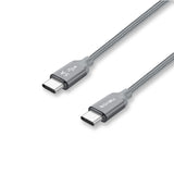 Daten- Und Ladekabel Usb-C 2.0 > Usb-C 2.0 Grau, 1 Meter