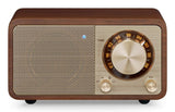 Sangean Wr-7 Plus Nogal Vintage Radio Con Mueble De Madera Fm Bluetooth Aux