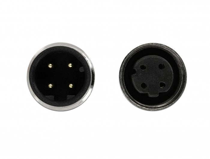 Delock Netzwerkcable M12 4 Pin D-Kodiert Stecker Zu Buchse Tpu 5 M
