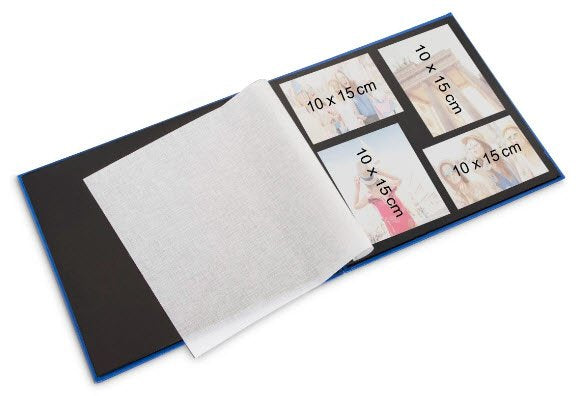 Hama  Fine Art  Spiral Grey 36x32 50 Black Pages     94874