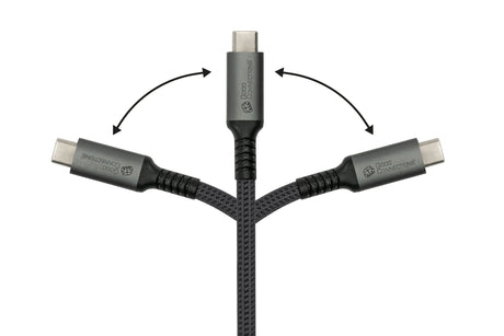 EAN 4014619881420 - Alcasa 2240-CCT005A cable USB USB 2.0 0,5 m USB C 240 W Negro imagen 4