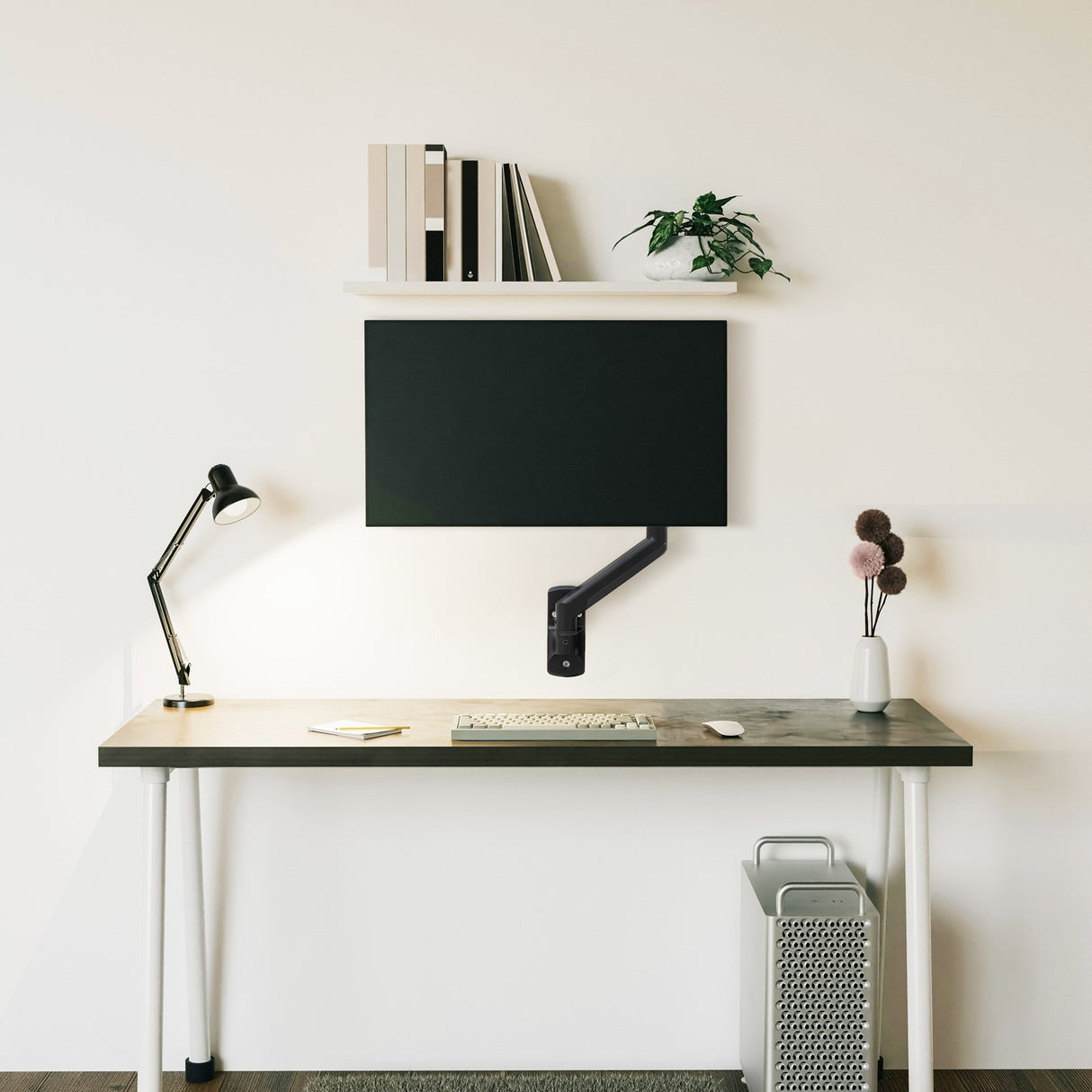 EAN 8433281016491 - TooQ LP1334TNR-B soporte para monitor 86,4 cm (34") Escritorio Blanco imagen 7