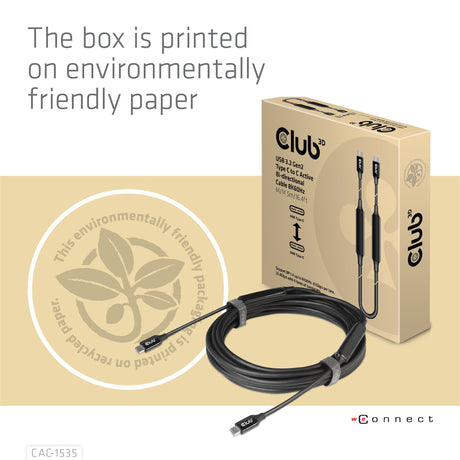 EAN 8719214471699 - CLUB3D CAC-1535 cable USB USB 3.2 Gen 2 (3.1 Gen 2) 5 m USB C Negro imagen 10