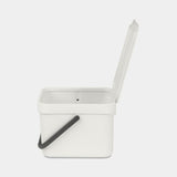 Brabantia Sort & Go Abfallbehäl. Light Grey 6 L