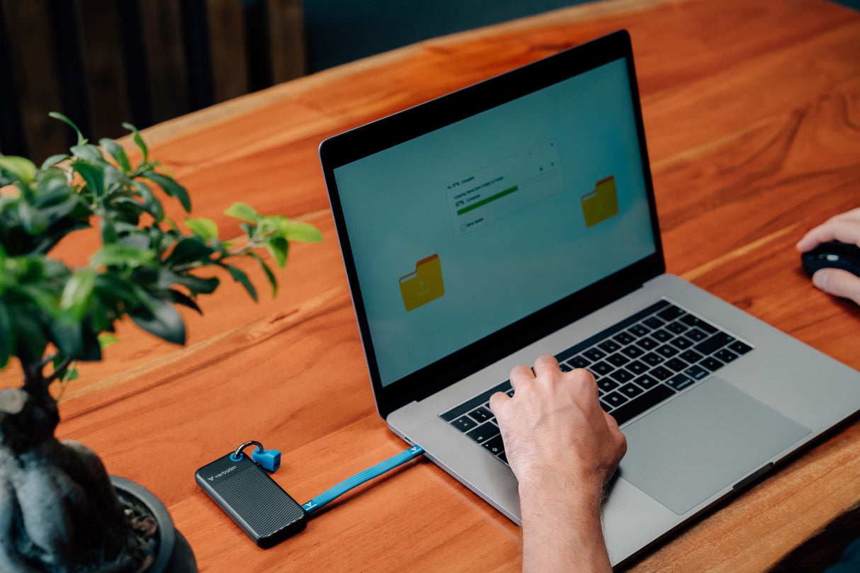 Verbatim Pocket Ssd 2 Tb Usb Tipo C 3.2 Gen 2 (3.1 Gen 2) Negro, Azul