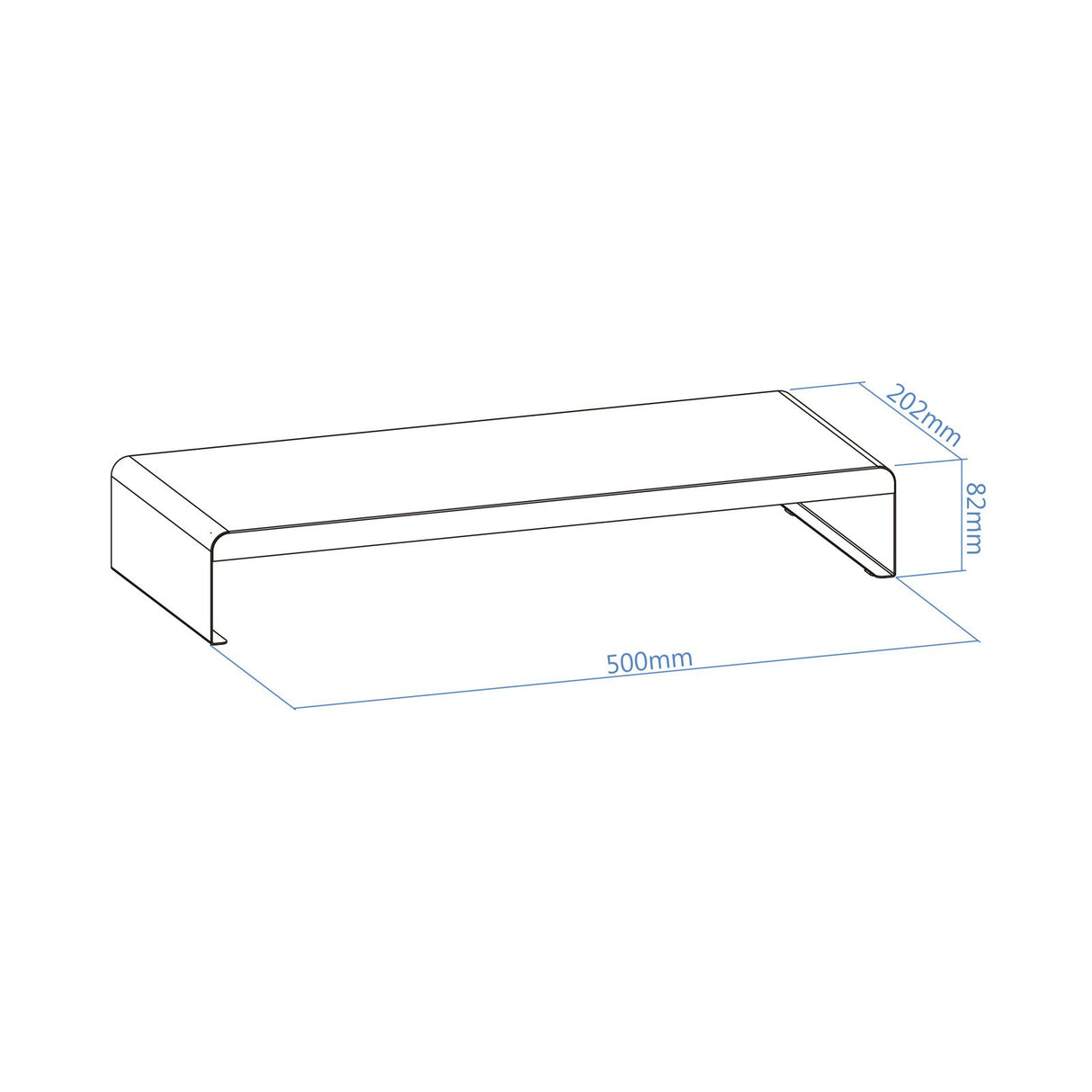 EAN 8433281010246 - TooQ TQMR0121 soporte para monitor Escritorio Negro imagen 3