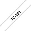 EAN 4977766050708 - Brother TC-291 cinta para impresora de etiquetas Negro sobre blanco imagen 1