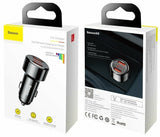 Cargador De Coche Baseus Magic Ccmlc20a-01 2x Usb Qc 3.0 45w