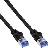 Cable Cable De Red Plano Inline U/Ftp Cat.6a Negro 2m