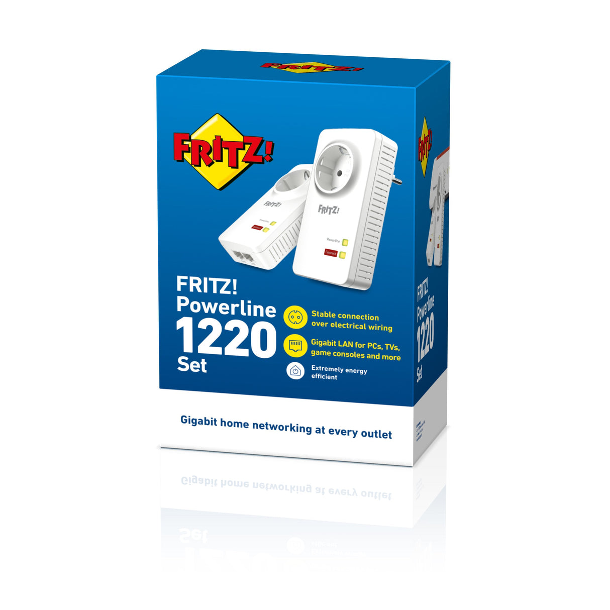 Avm Fritz!Powerline 1220e 1200mbit/S Ethernet Blanco 2pieza(S) Adaptador De Red Powerline