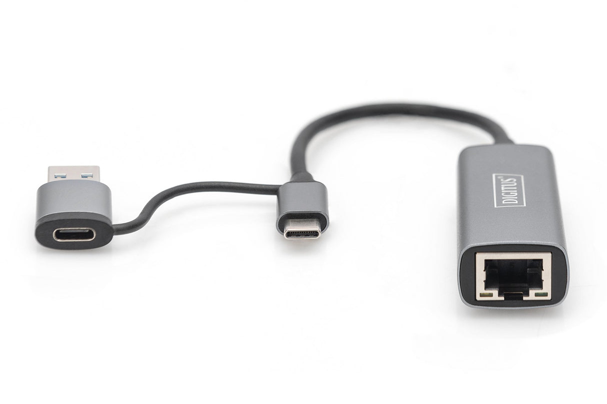 EAN 4016032473572 - Digitus DN-3028 cambiador de género para cable USB-C USB 3.1 RJ-45 Gris imagen 5